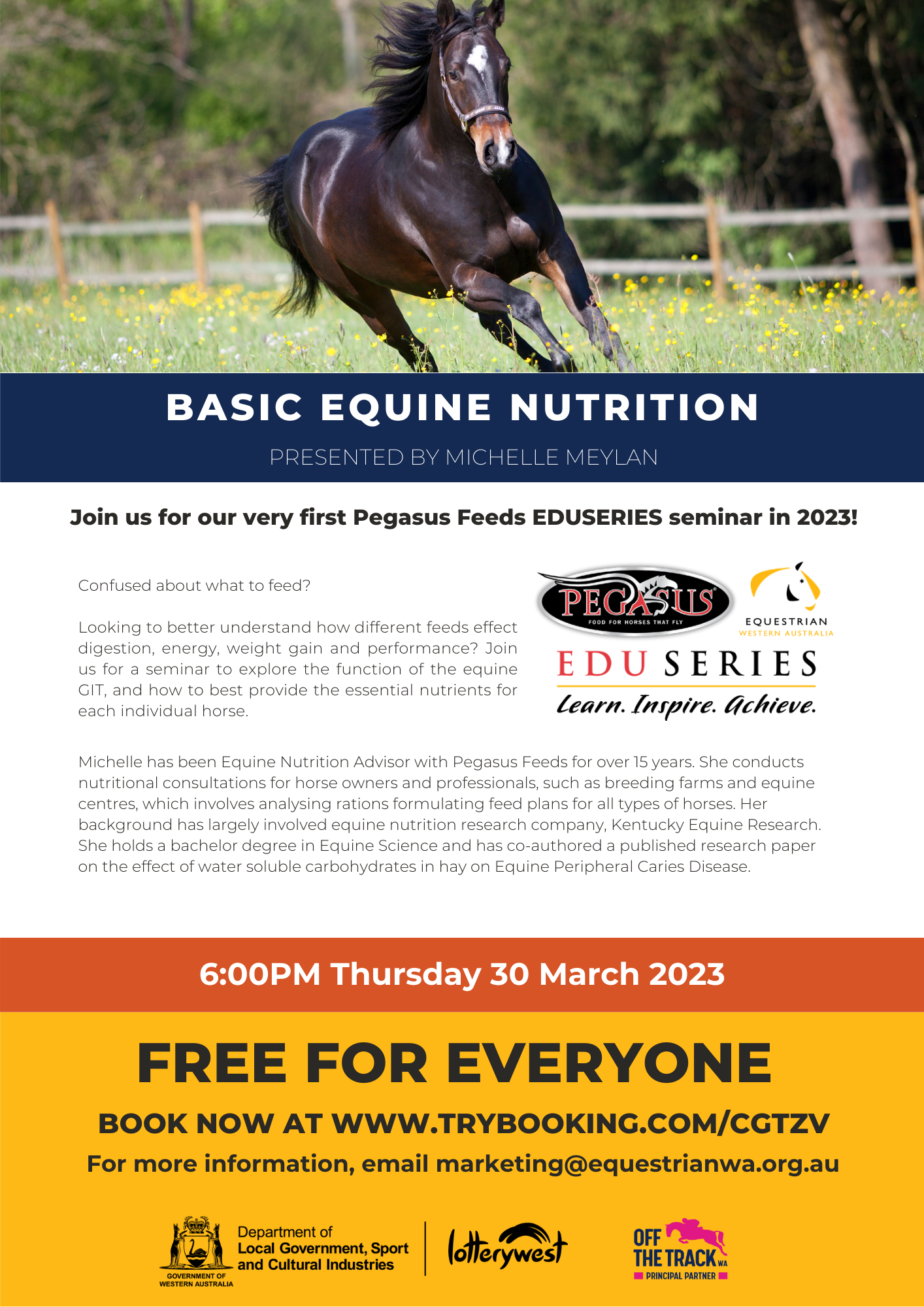 PEGASUSEWA EDUSERIES BASIC EQUINE NUTRITION Equestrian Western